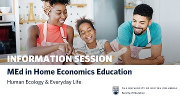 MEd in Home Economics Education - Info Session November 24