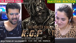 Pakistani Couple Reacts To The Monster Song| KGF Chapter 2 | Adithi Sagar | Ravi B | Yash | Sanjay D