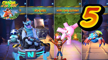 Crash Bandicoot On the Run Gameplay Walkthrough Part 5 Android Ios