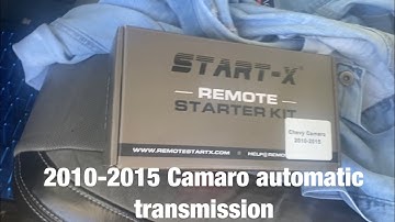 2010-2013 Camaro plug and play remote start install