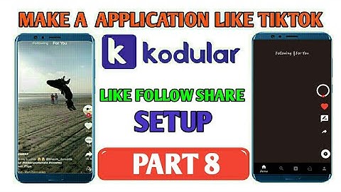 Make a Application Like Tiktok | Part 8 | In Kodular , appybuilder In hindi || Earn 100$ Daily