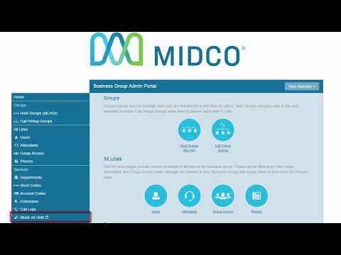 How To Manage Midco Hosted VoIP Music On Hold - CommPortal Admin
