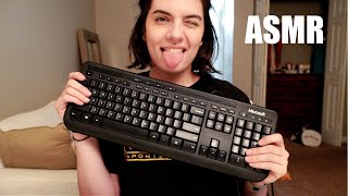 ASMR | keyboard sounds, clicking and tapping | ASMRbyJ