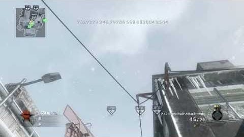 CoD: Black Ops - Summit: Cross Map Tomahawk Bank Shot