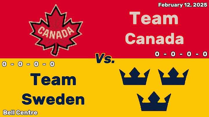 4 Nations Face-Off | Team Canada vs Team Sweden | February 12, 2025 | All Goals