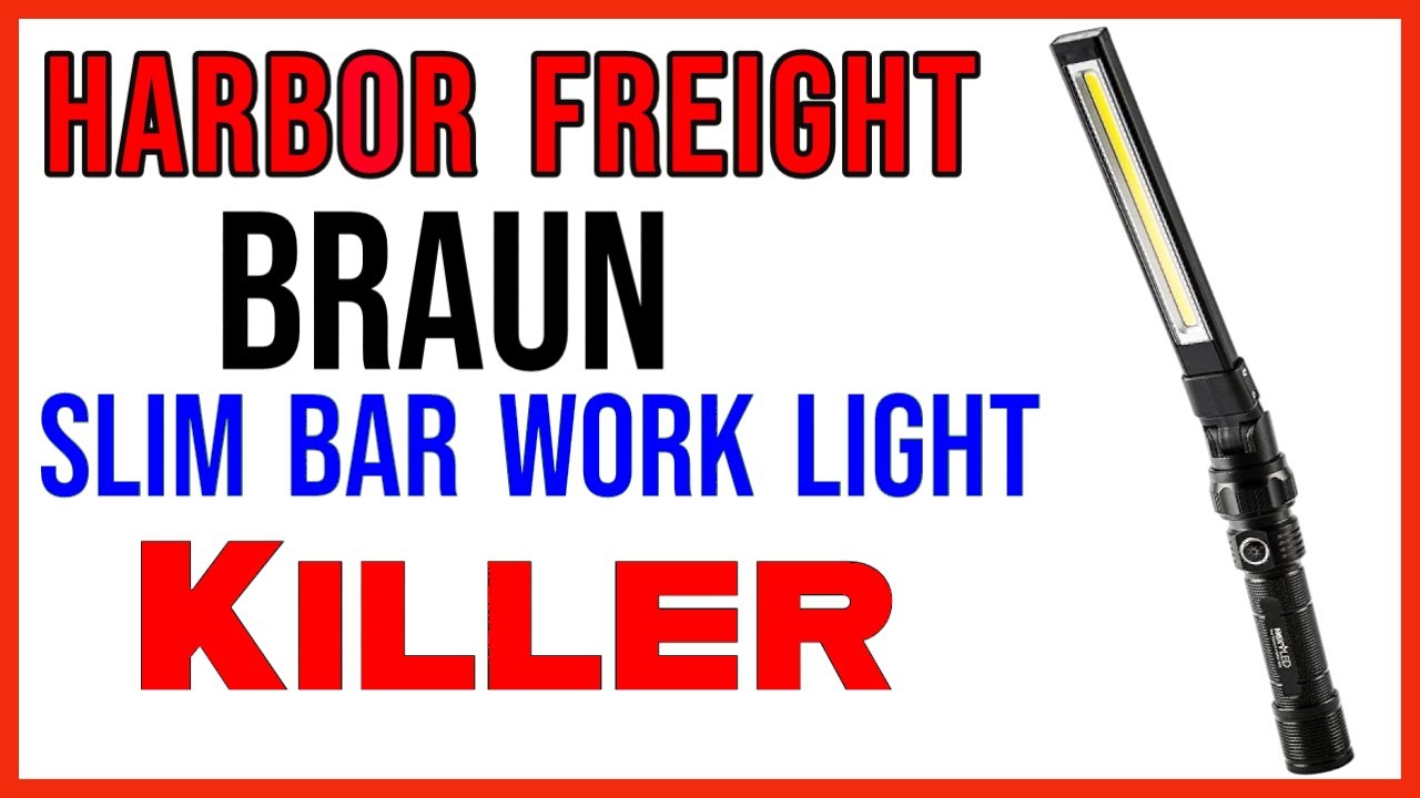 NT-7544 800 Lumen Double-Sided Foldable Rechargeable LED Slim Bar