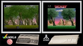 Famous A500 vs Atari ST : SHADOW OF THE BEAST (Side by side comparison) Wealth
