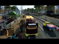 ETS-2 | UNITED | Hino Ak1J | Mymensingh Highway | Rainy Day | MBD Map