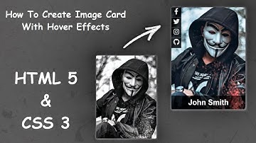 profile card html and css | creative profile card design pure css | am webtech