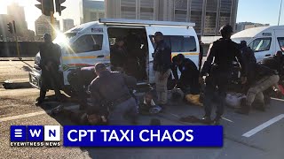 SAPS and CPT taxi drivers clash in CBD after taxi impound operation