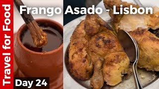 Flying on TAP Portugal and Roast Chicken (Frango Assado) - Lisbon, Portugal, Travel Guide!