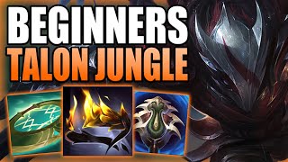 HOW TO PLAY TALON JUNGLE & EASILY CARRY GAMES FOR BEGINNERS! - Gameplay Guide League of Legends