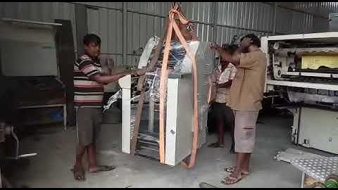 TOKO 8000 - One Color Printing Machine Sold “ Loading” Video