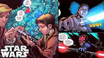 How Anakin BUILT his FIRST Lightsaber (with Darth Maul!) - Star Wars Comics Explained