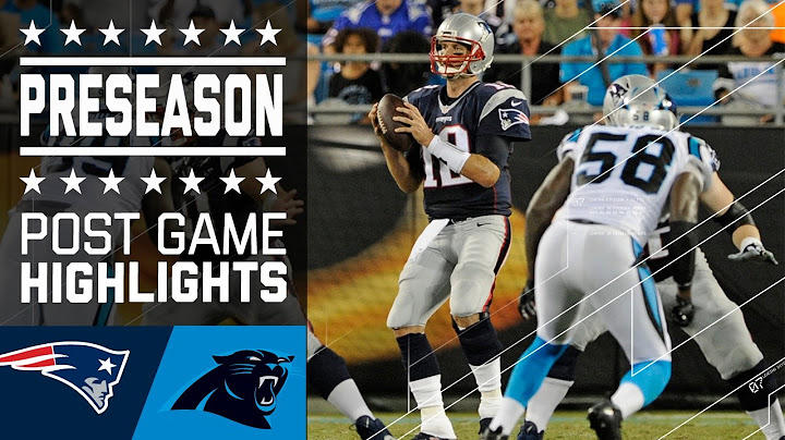 Patriots vs. Panthers | Game Highlights | NFL