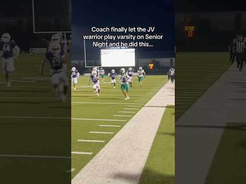 This JV WARRIOR became the starter #football #texas