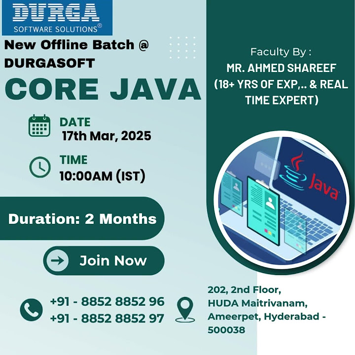 🚀 Core Java - New Offline Batch | Learn Java from Scratch! | Enroll Now ...