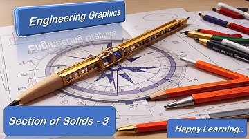 Section of Solids (Problem-3) | Easy Tips | Step by Step procedure for easy understanding