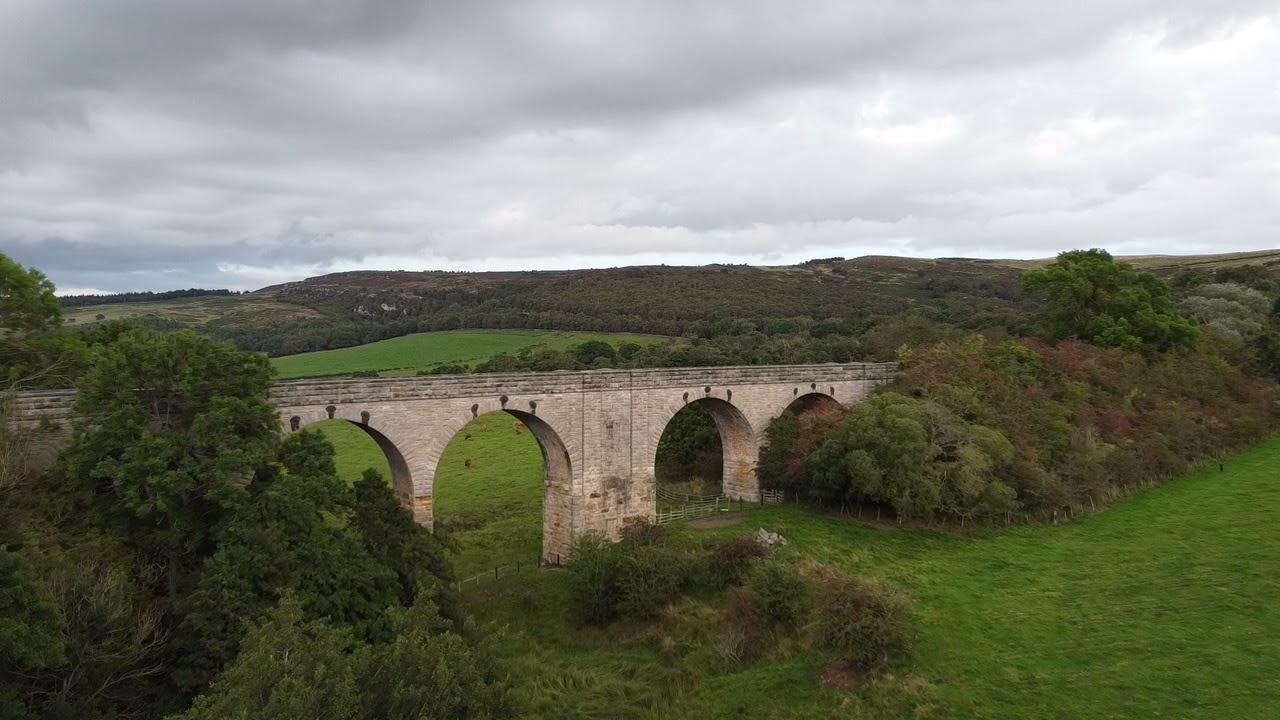 Edlingham Castle & Viaduct.