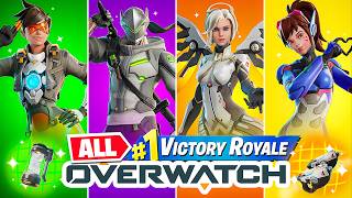 Winning With *EVERY* OVERWATCH BOSS in Fortnite!