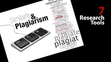 Research tools 7 - Similarity and Plagiarism