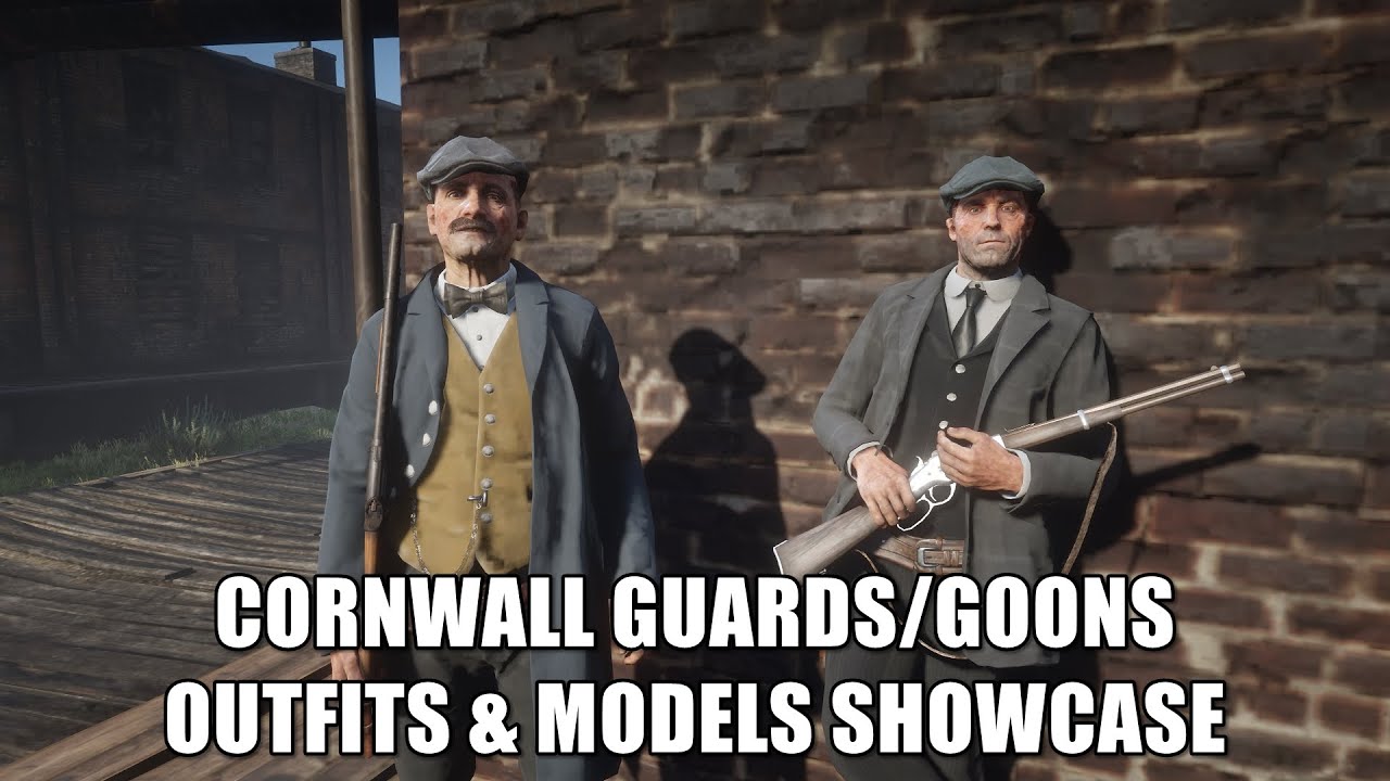 Red Dead Redemption II - Cornwall Guards/Goons Outfits & Models ...