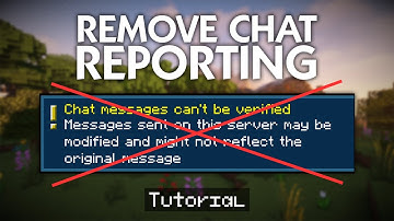 REMOVE Chat Reporting & Popups From Minecraft (Tutorial)