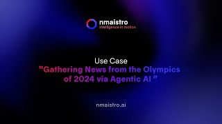 Paris 2024 Olympics News Intelligence | Multilingual AI Monitoring with nmaistro