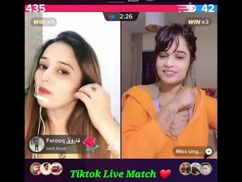 Sofi Gujratan ❤️  With Desi Lesbian Girl Romentic Talk TikTok Live Match