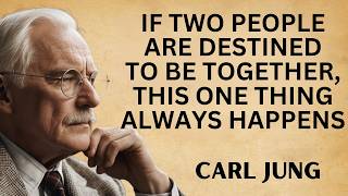 IF TWO PEOPLE ARE DESTINED TO BE TOGETHER, THIS ONE THING ALWAYS HAPPENS | CARL JUNG