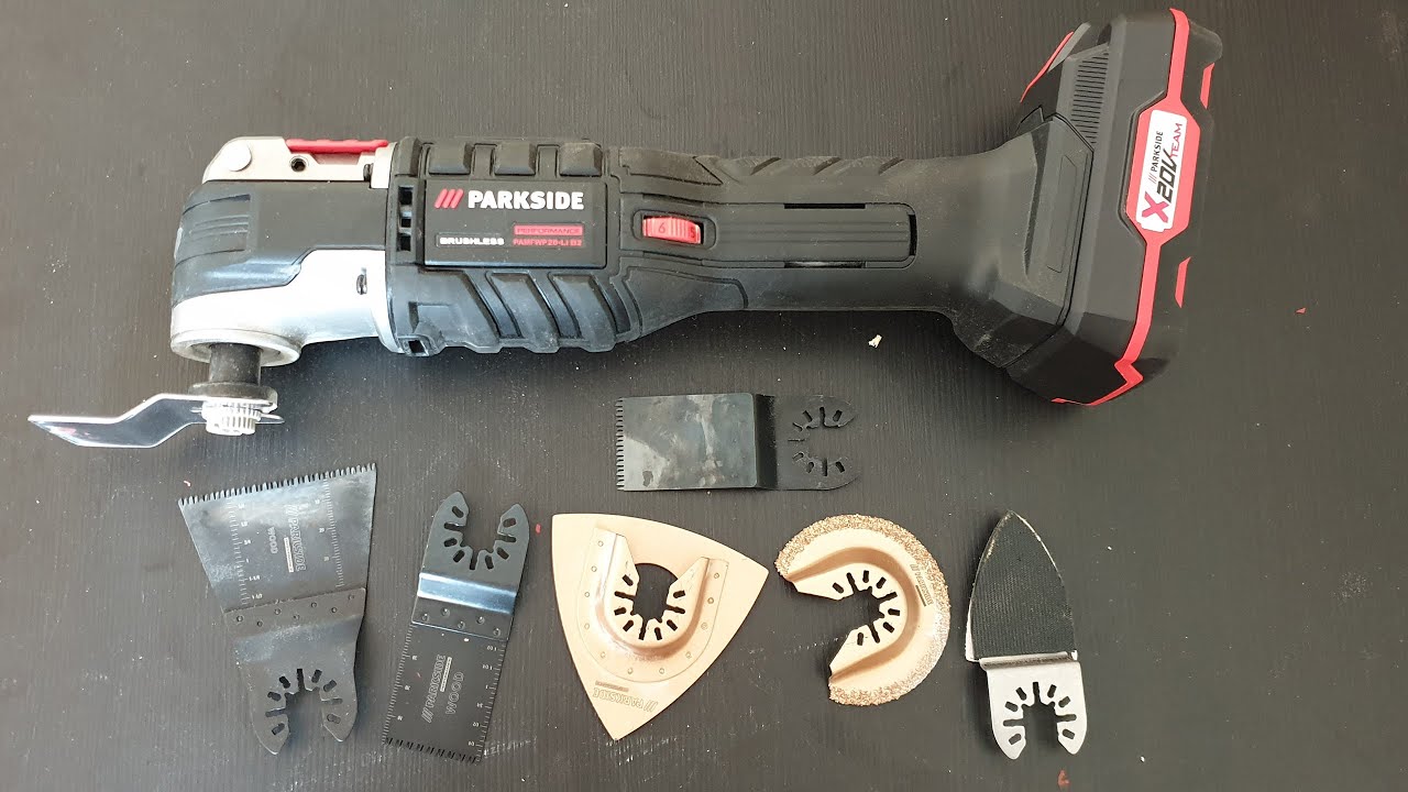 Parkside Performance Multi Tool Accessory PMZP Testing A1 YouTube - 4 Set