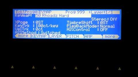 Kurzweil PC3: Tutorial 10 -- the KEYMAP page