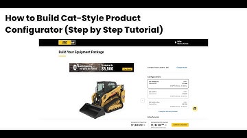 Caterpillar-Style Configurator Tutorial | Build Your Own CAT Equipment Configurator