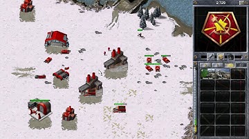 C&C Red Alert Remastered (HARD) Soviet Mission 4B - Behind the Lines (South)