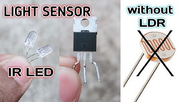 Make a LIGHT SENSOR using IR LED #shorts #lightsensor
