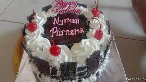 Thumbnail of KUE ULANG TAHUN, INSPIRASI HIASAN KUE BLACK FOREST