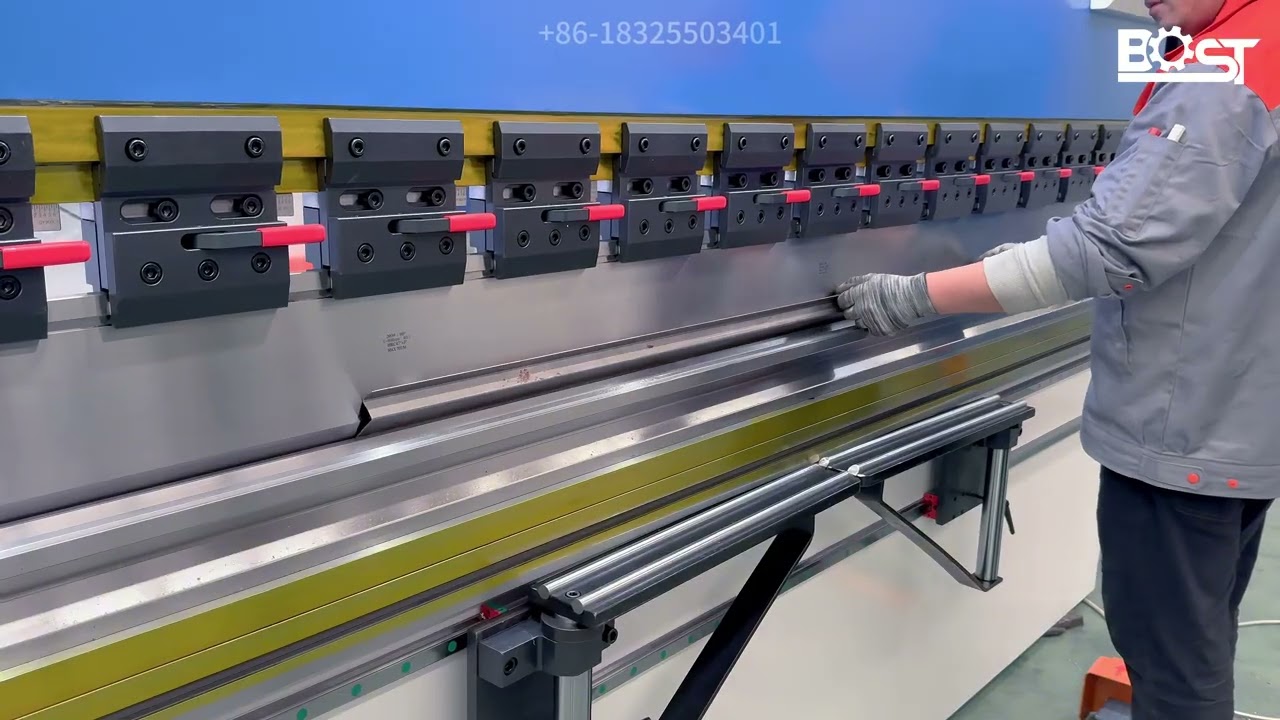 Efficient Metal Forming with BOST’s 125T3200 E310P 4+1 Press Brake