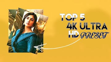 TOP 5 SHARPEN HDR CC PRESET 🔥 ALIGHT MOTION CC XML 😱 ALIGHT MOTION 4K CC XML TOP 5 CC PRESETS PACK