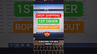 Drop shipping 1St Order #shorts #trending #shortsfeed #dropshipping #shopify #short #yt #viralvideo