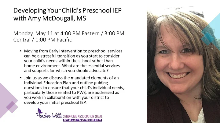 Developing Your Child's Preschool IEP with Amy McD...