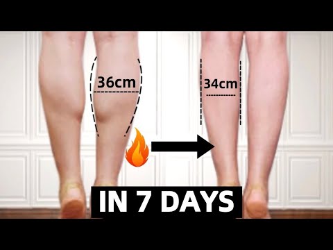 Slim Down Calves in 7 DAYS! 12 min Beginner Friendly Slim Calves Workout, No Jump