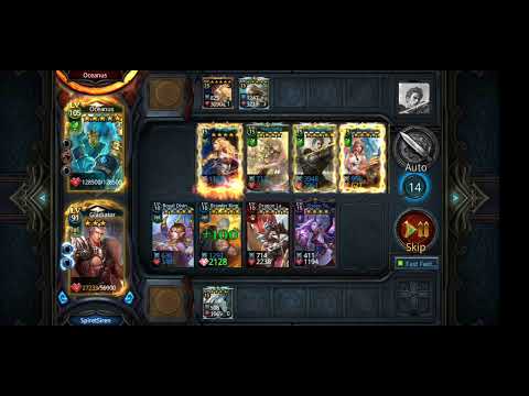 Beating level 15-8 (easy) in Deck Heroes!