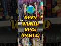 Open World RPGs (Part 1) #rpg #jrpg #gaming #videogames #retro #playstation #nintendo #xbox