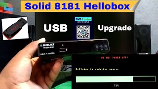 Solid 8181 Hellobox Software USB pendrive se upgrade process 100% working