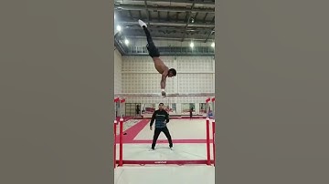 Double Back On Parallel Bars! Double Back! Parallel Bar! Gymnastics Videos! Indian Gymnast! #Shorts