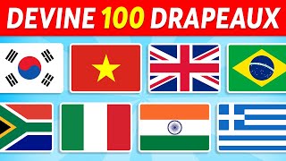 Devine le PAYS par son DRAPEAU 🌍🧠 | Facile, Moyen, Difficile, Impossible | QUIZ 100 DRAPEAUX 🚩 screenshot 1