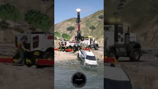 Our rotator and flatbed assisting our local sheriff department #fivemroleplay #gta #mottafivem #5911