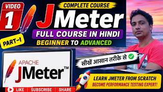 JMeter Full Course in Hindi #1  What is JMeter  Web, API, Database & Performance Testing