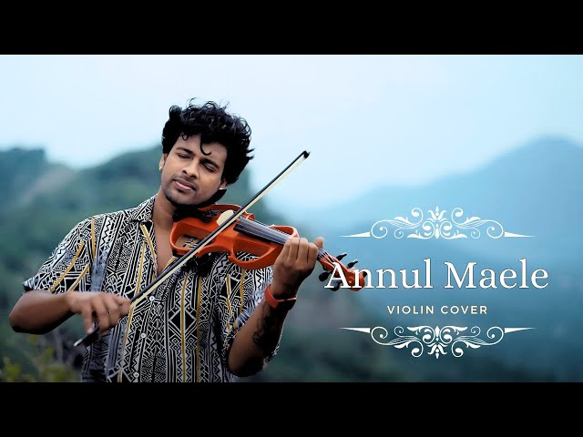 Annul Maelae | Violin Cover | Varanam ayiram | Binesh Babu u0026 Friends class=