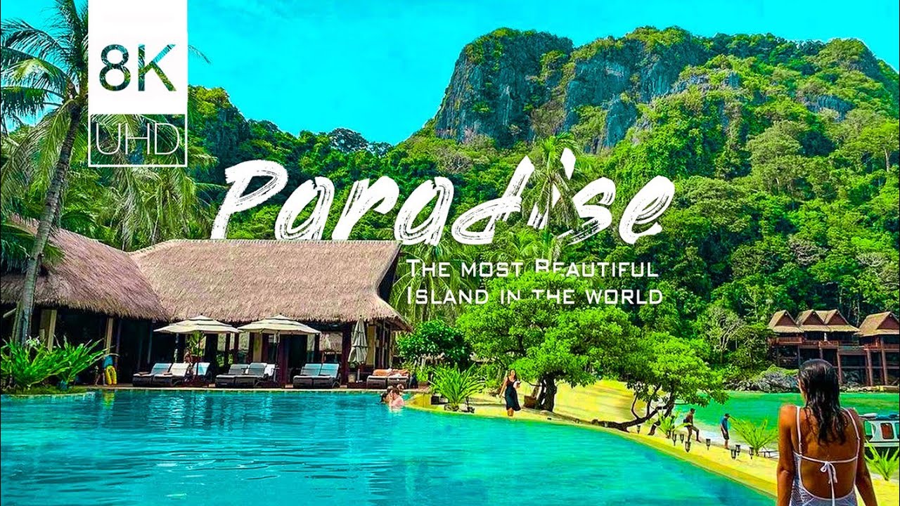 ⁣Paradise 8K World ULTRA HD | 8K Relaxing video